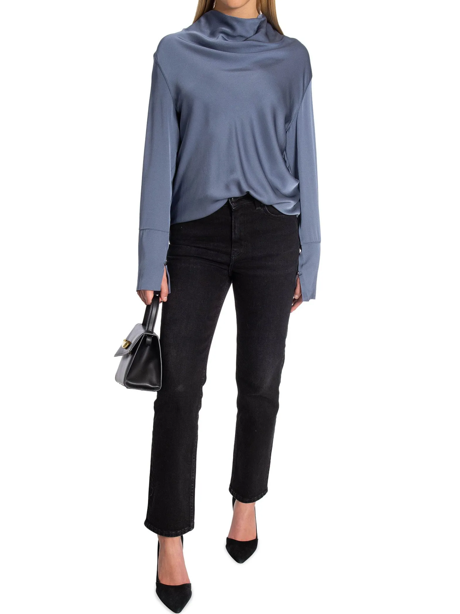 Ahlvar Gallery Ahlvar Blus Ayumi Steel Blue^ Blusar
