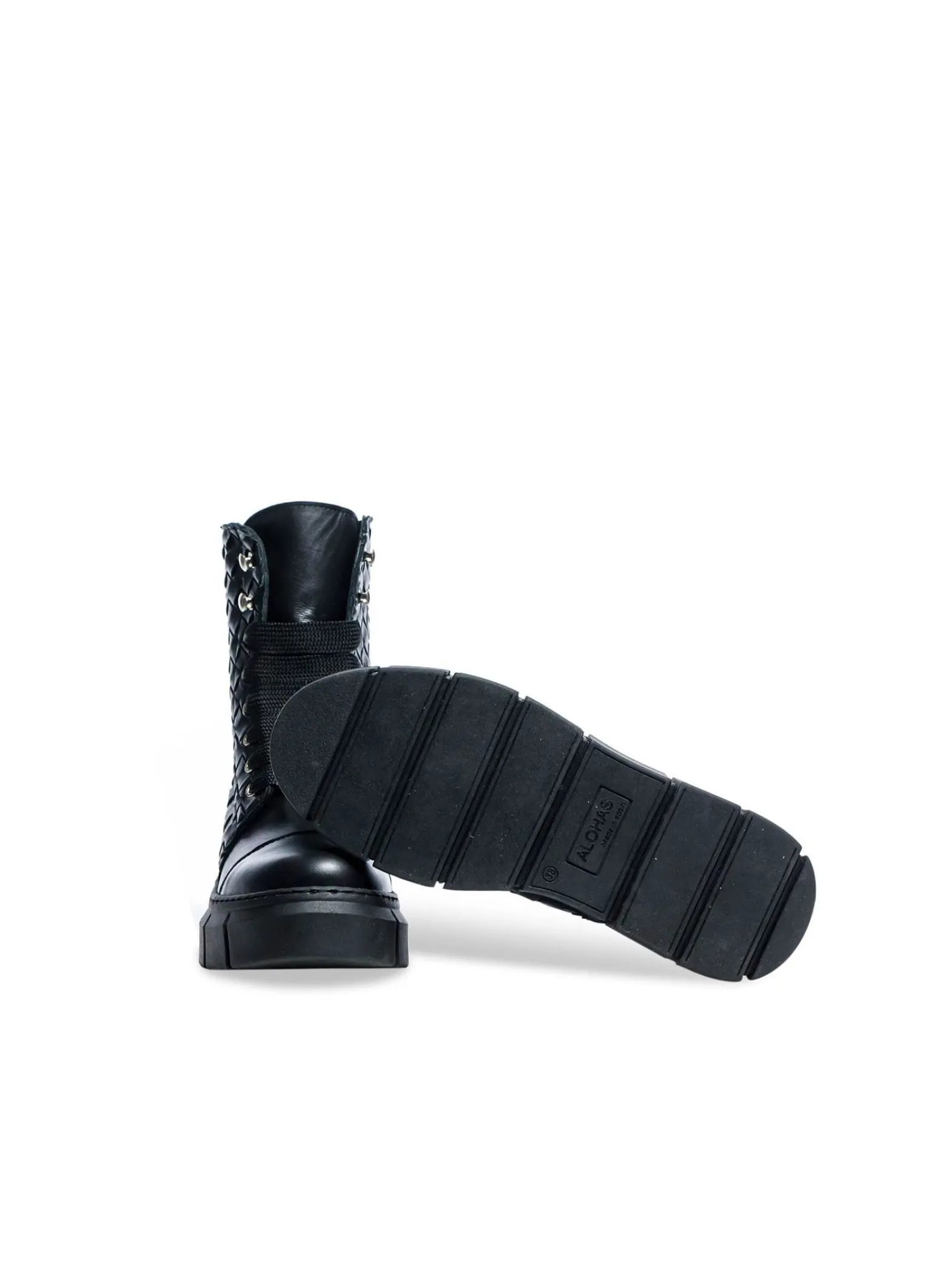 Alohas Boots Can Can Braided Black^ Boots