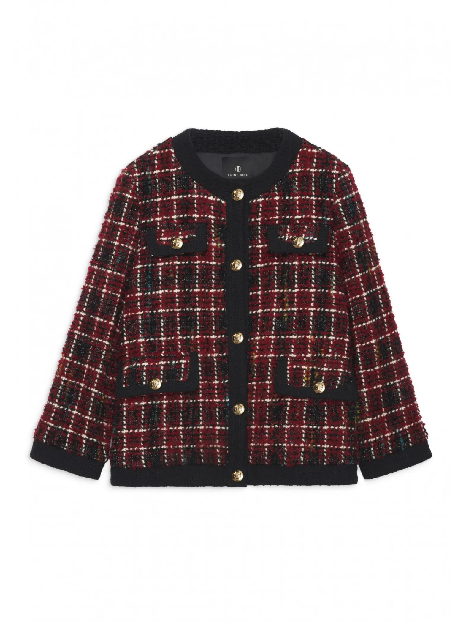 Anine Bing Jacka Lydia Cherry Plaid^ Jackor & Kappor