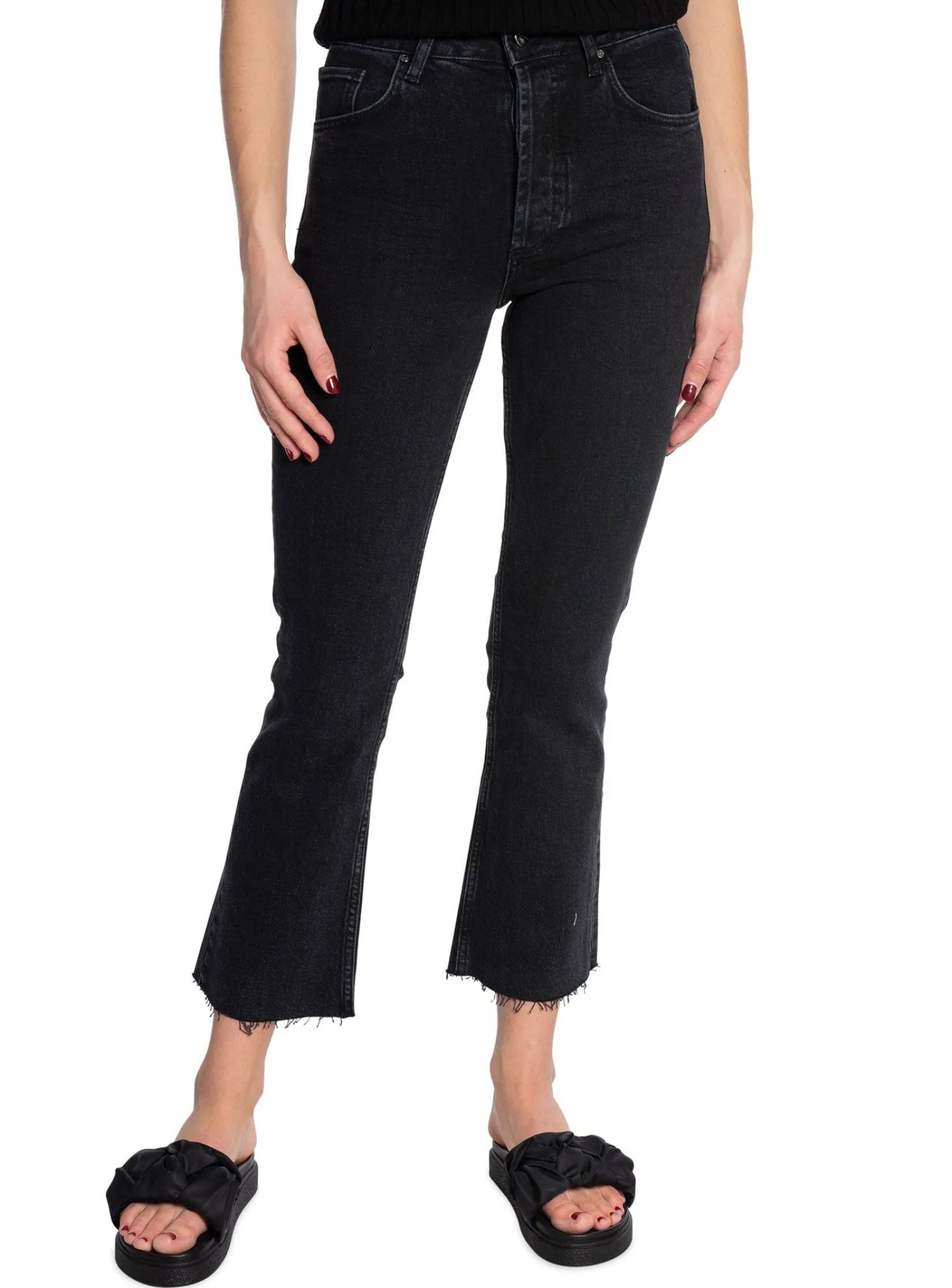 Anine Bing Jeans Lara Black Tie^ Jeans