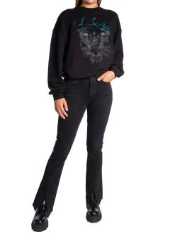 Anine Bing Jeans Roxanne Black Tie^ Jeans