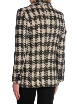 Anine Bing Kavaj Diana Tan And Black Plaid^ Kavajer
