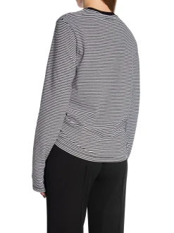 Anine Bing Topp Rylan Black And White Stripe^ Toppar