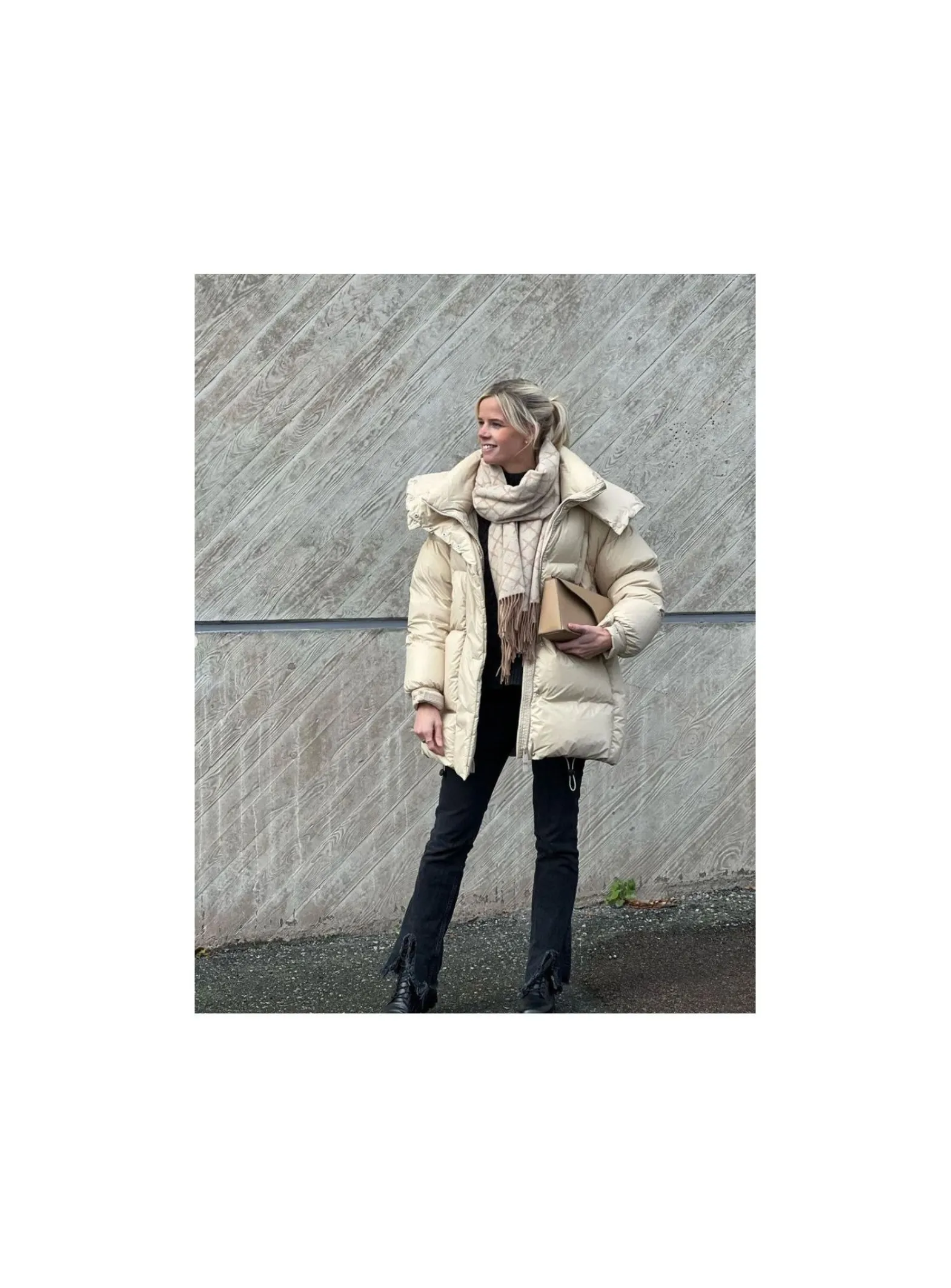 Bacon Dunjacka Puffa Ring Superwalt Cream^ Jackor & Kappor