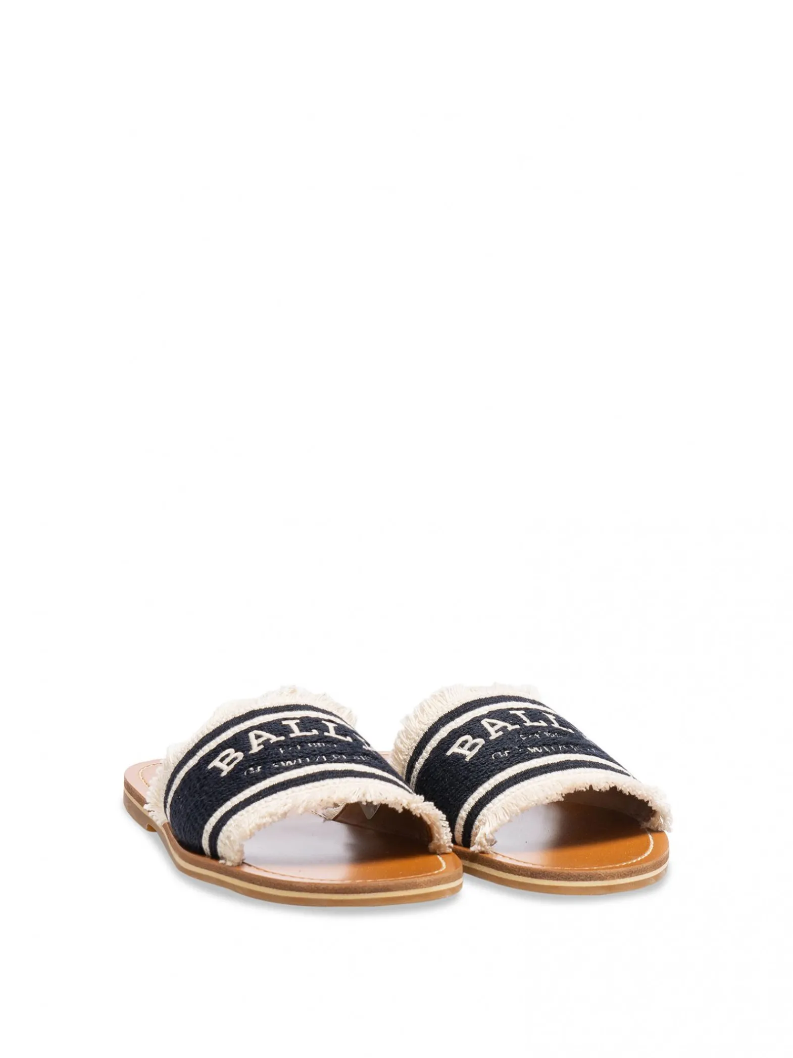 Bally Sandal Biankaembroide Black/Bone^ Sandaler