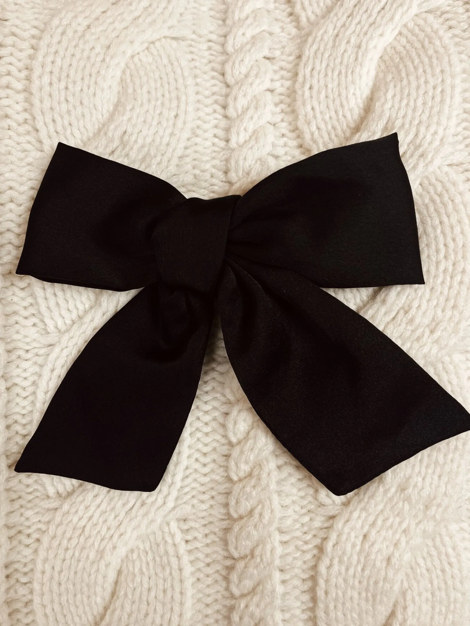 BOW19 Details Bow19 Bow Hair Clipblack^ Smycken