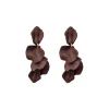 BOW19 Details Bow19 Orhangen Leaf Dark Brown^ Smycken