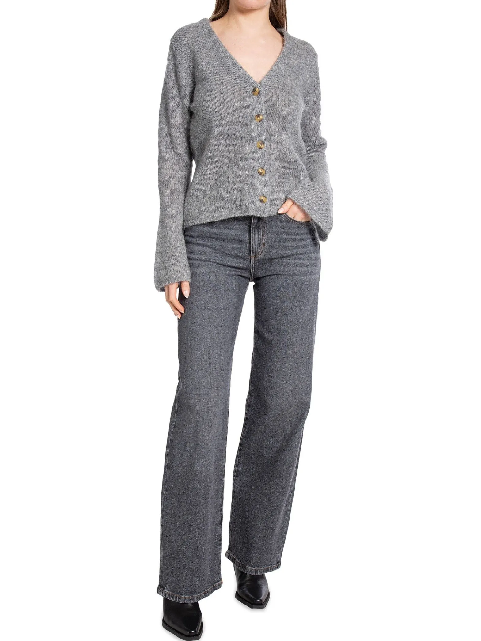 By Malene Birger Kofta Cirane Grey Melange^ Tröjor & Koftor