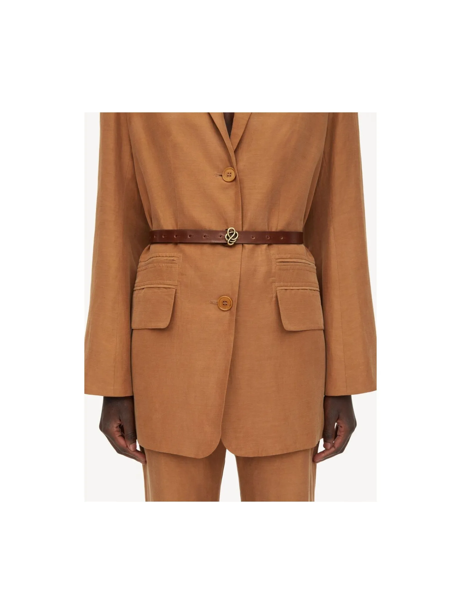 By Malene Birger Skärp Ouma Dark Brown^ Skärp