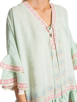 Malina By Klanning Kyla Pastel Palm Mint^ Klänningar