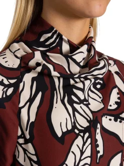 Malina By Klanning Savannah Twisted Neck Detail Midi Pencil Floral^ Klänningar
