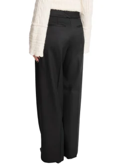 Calvin Klein Byxa Modular Tailored Wide Black^ Byxor