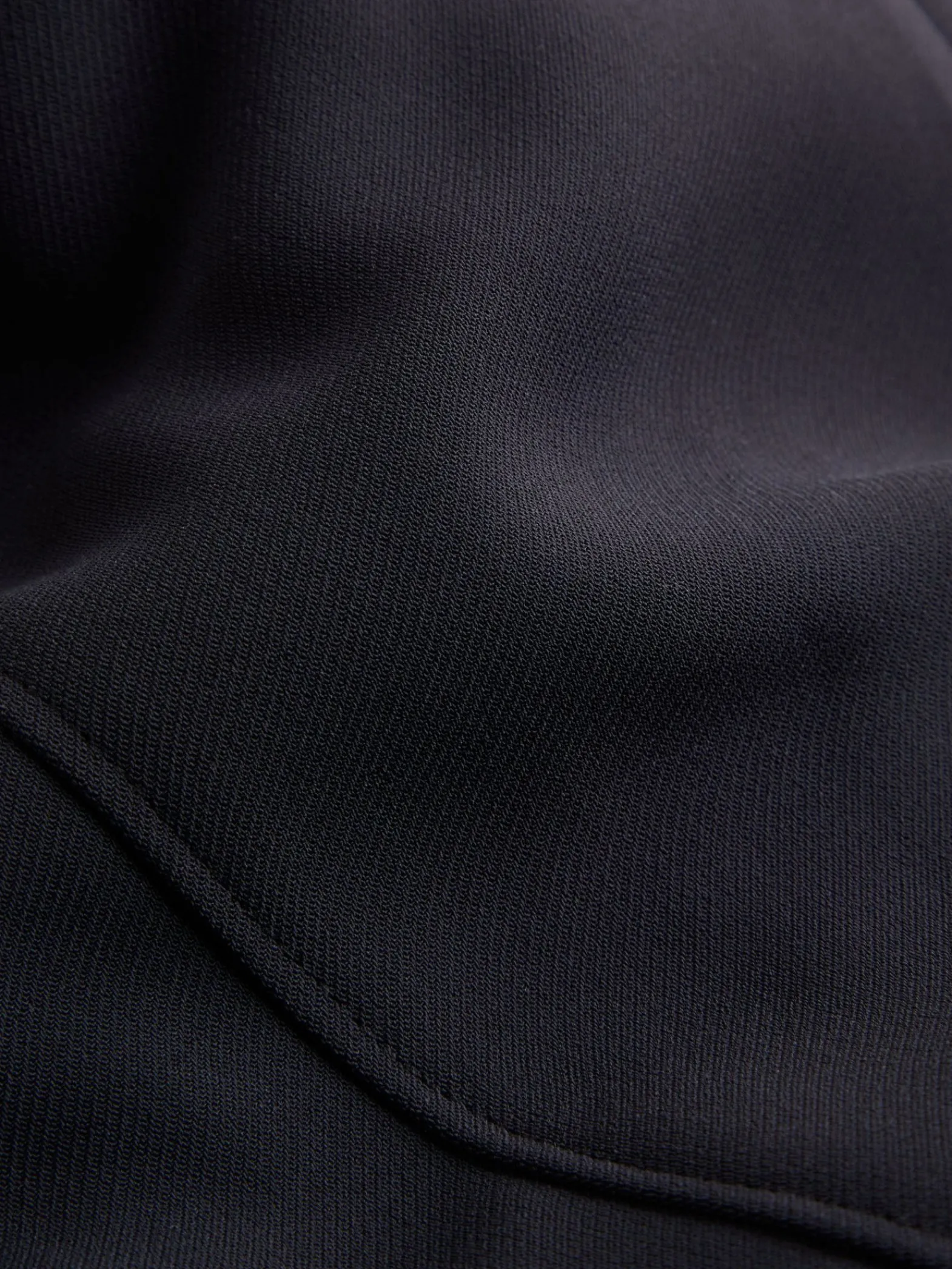 Calvin Klein Byxa Structure Twill Wide Leg Black^ Byxor