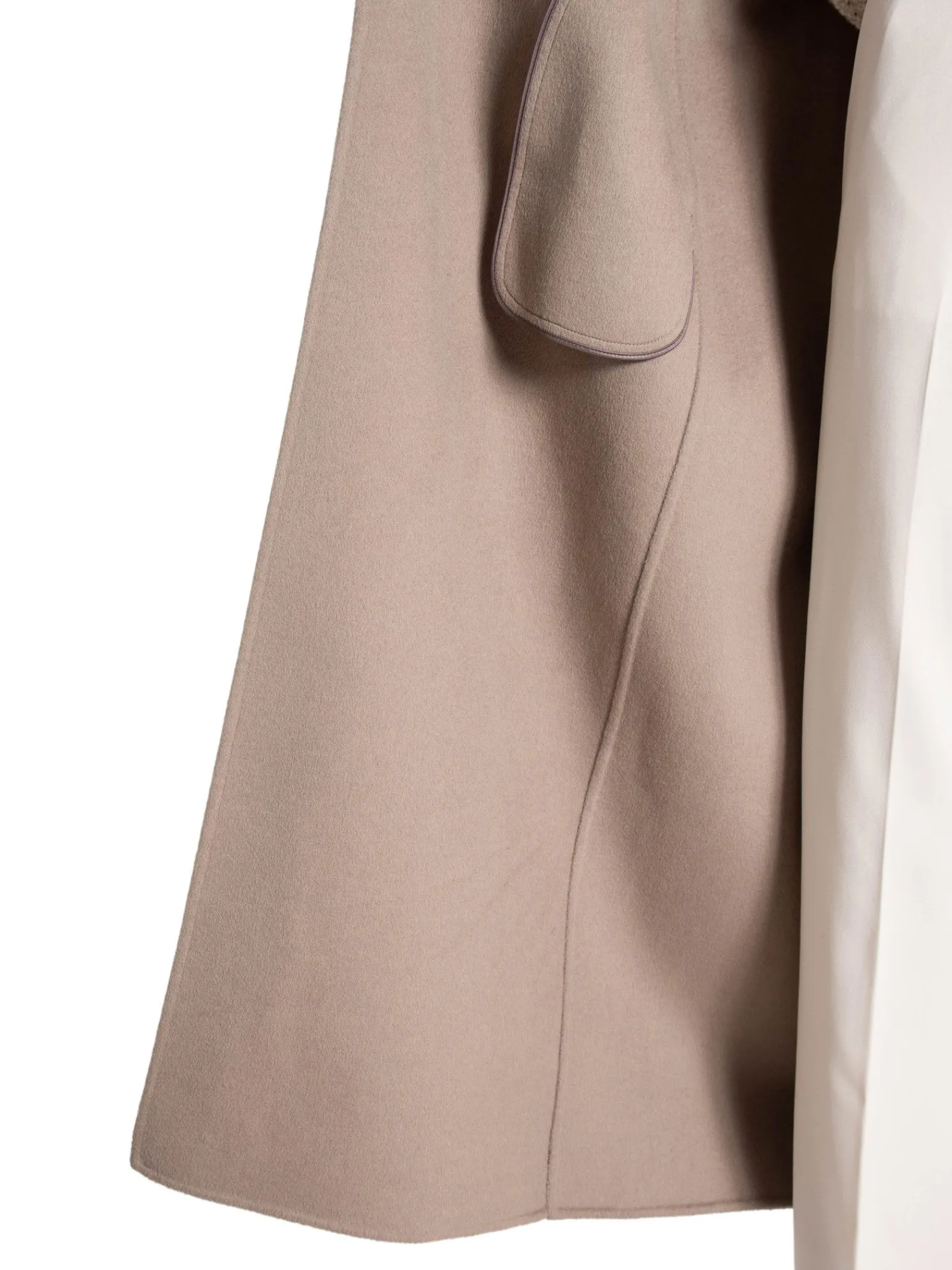 Calvin Klein Kappa Double Faced Wool Maxi Cinder^ Jackor & Kappor