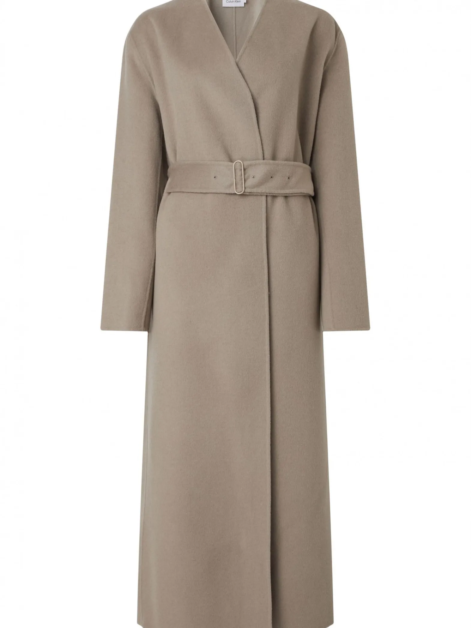 Calvin Klein Kappa Double Faced Wool Maxi Cinder^ Jackor & Kappor