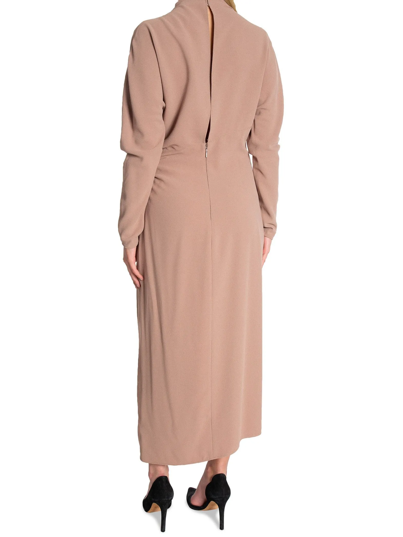 Calvin Klein Klanning High Neck Maxi Ginger Snap^ Klänningar