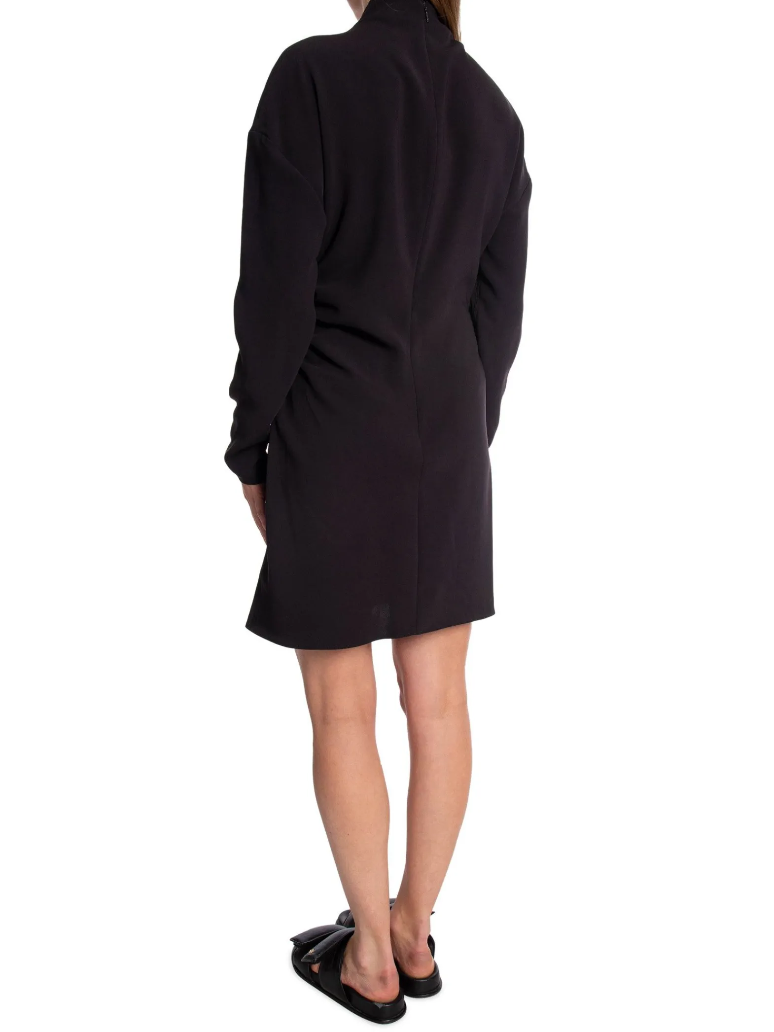 Calvin Klein Klanning Structure Twill Shift Black^ Klänningar