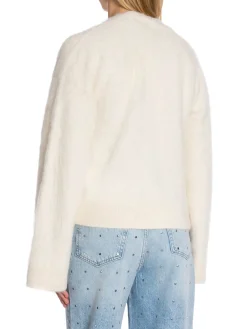 Calvin Klein Kofta Brushed Alpaca Vanilla Ice^ Tröjor & Koftor