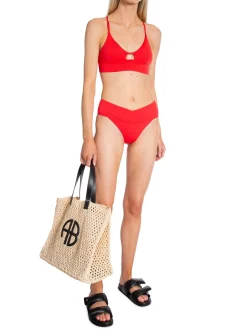 Casall Bikinitrosa High Waist Wrap Summer Red^ Badkläder