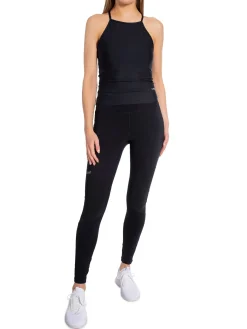 Casall Topp Built-In-Bra Halterneck Tank Black^ Sport & Träning