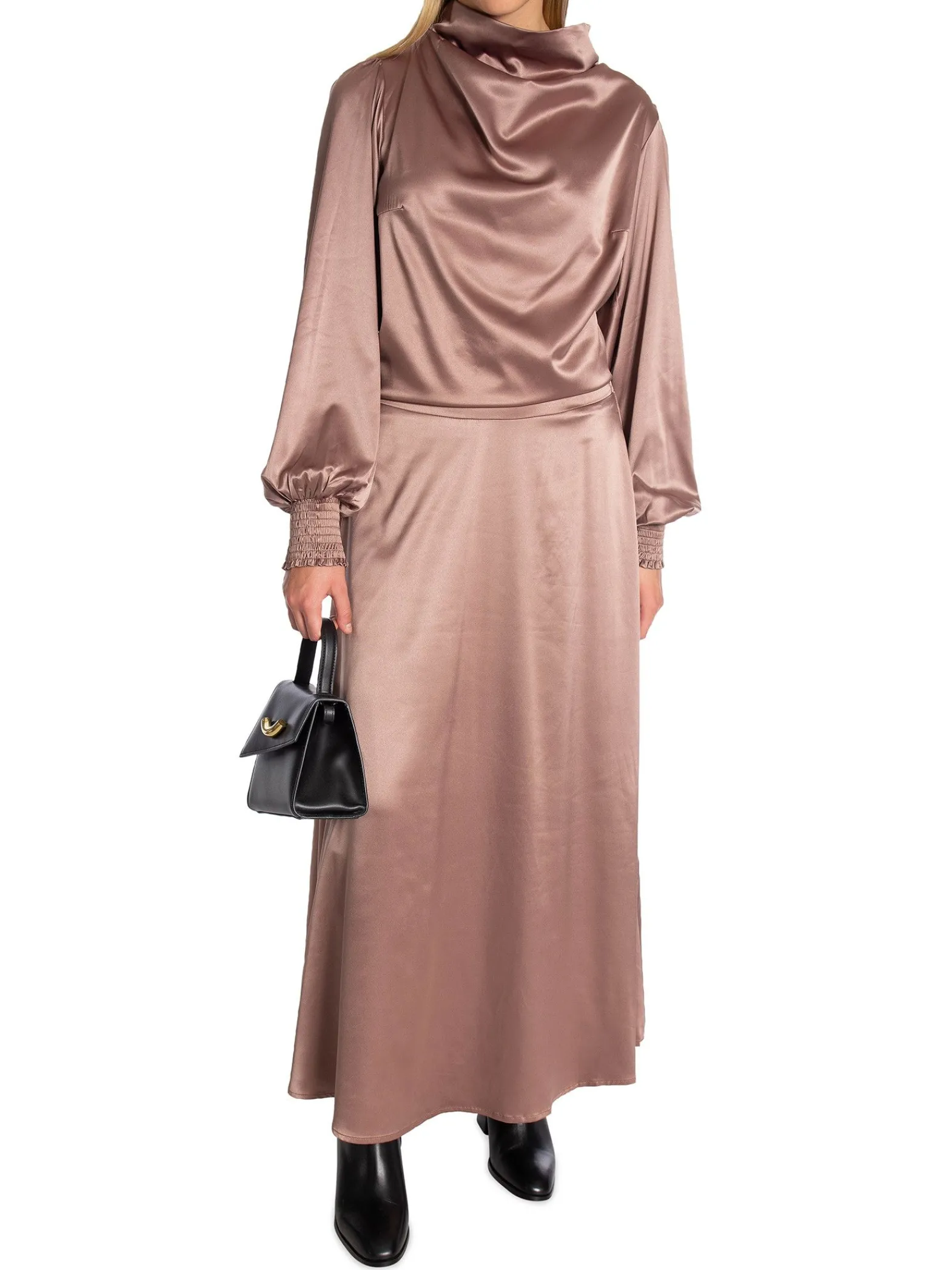 Co´couture Blus Cameron Waterfall Ls Walnut^ Blusar
