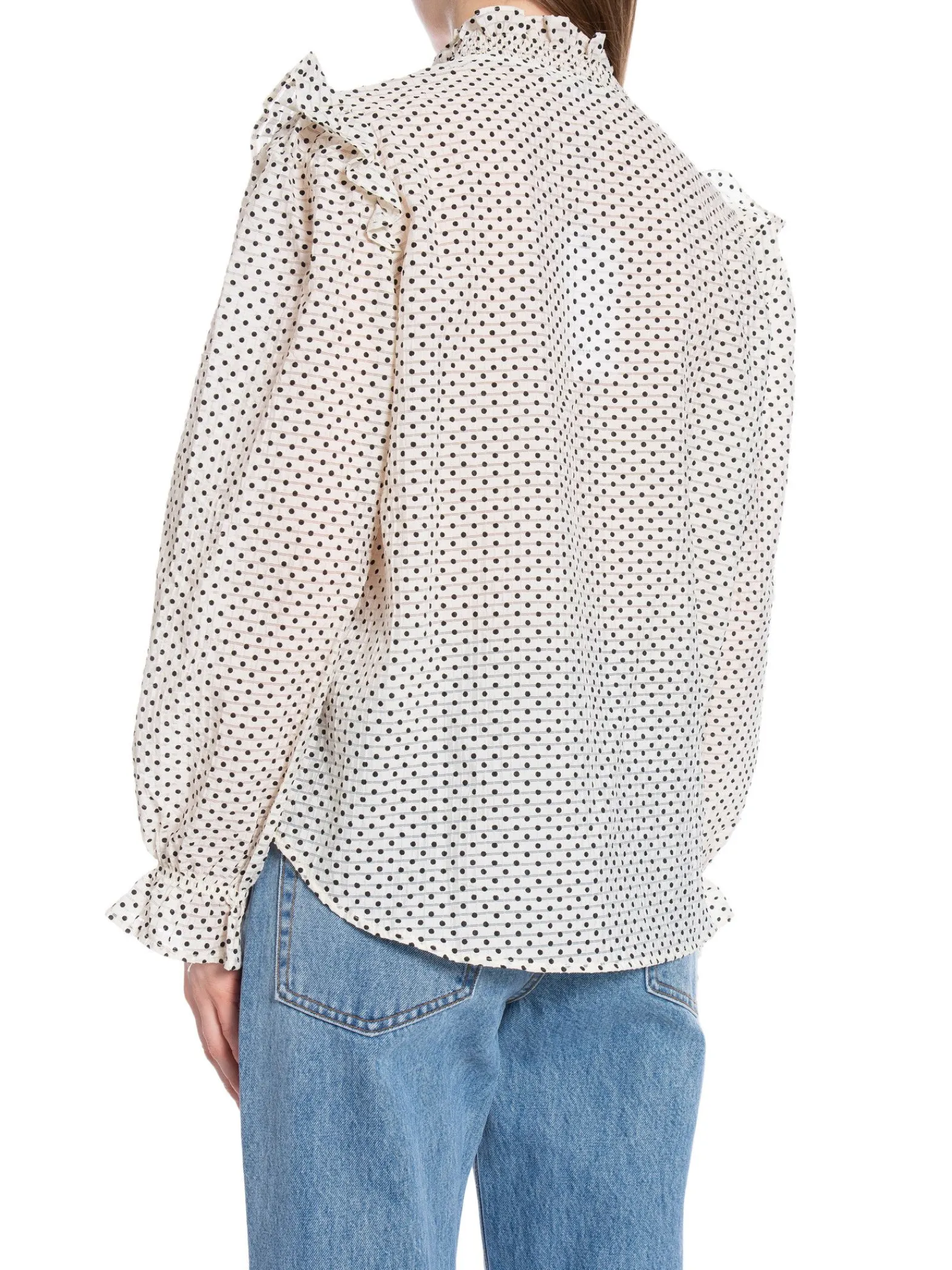 Co´couture Co'Couture Blus Chess Dot Off White^ Skjortor