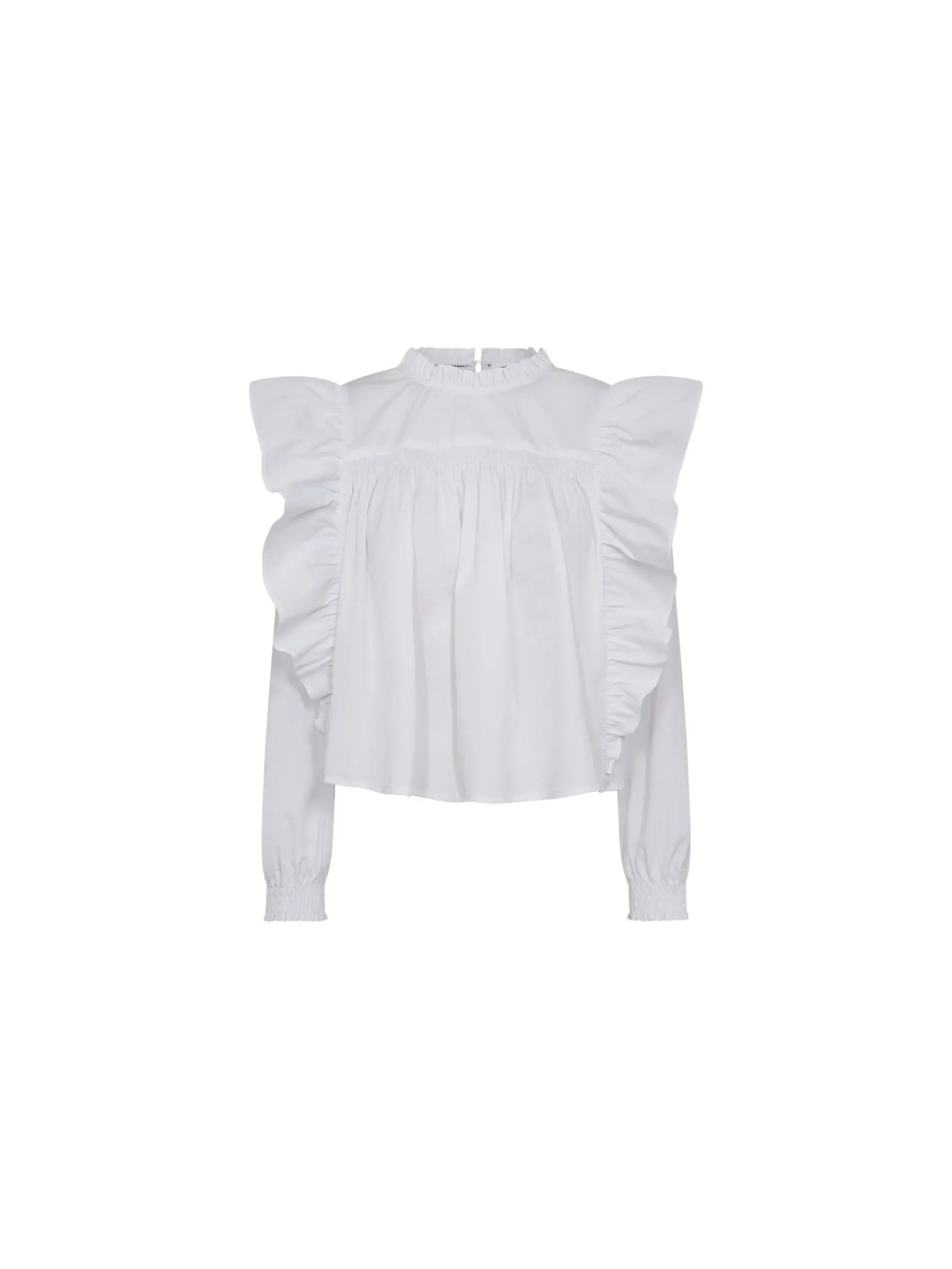 Co´couture Co'Couture Blus Cotton Crisp Frill White^ Blusar
