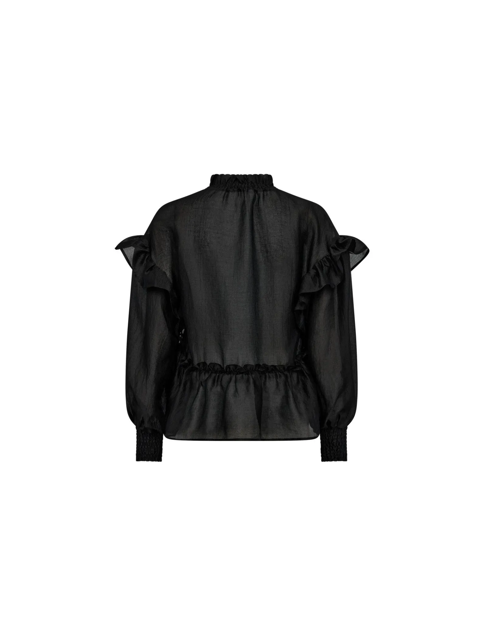 Co´couture Co'Couture Blus Monique Frill Black^ Blusar
