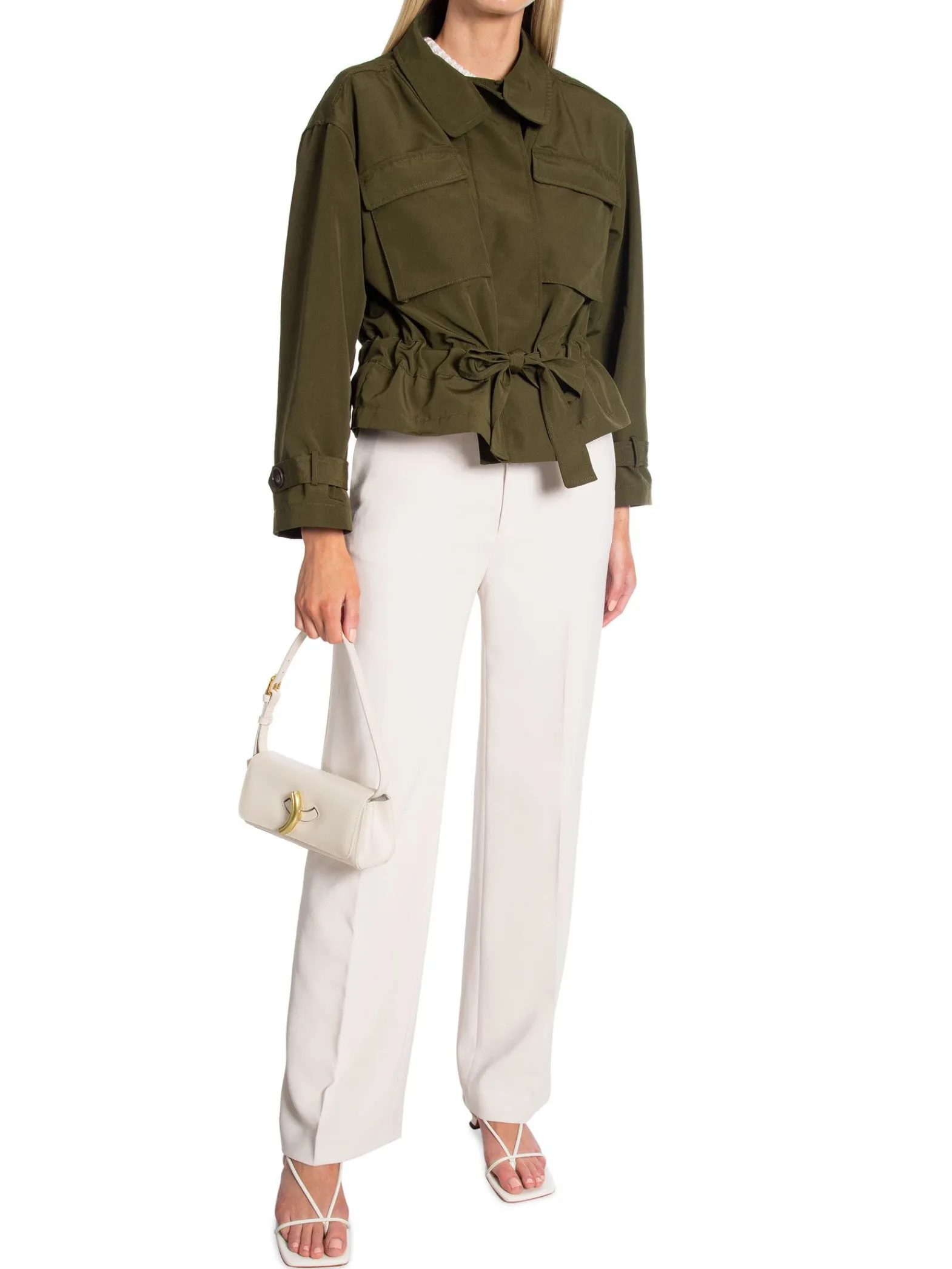Co´couture Co'Couture Jacka Elba Crop Army^ Jackor & Kappor