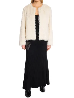 Co´couture Co'Couture Jacka Tibet Crop Fur Bone^ Jackor & Kappor