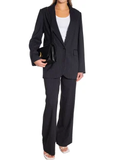 Co´couture Co'Couture Kavaj Ida Pin Single Oversize Dark Grey^ Kavajer
