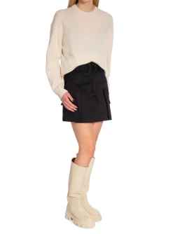 Co´couture Kjol Marshall Crop Black^ Kjolar