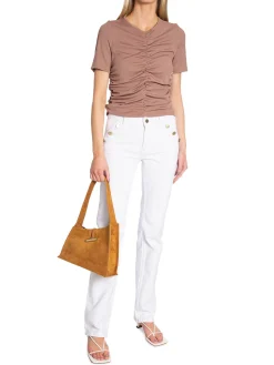 Co´couture Topp Rina Rib Walnut^ Toppar