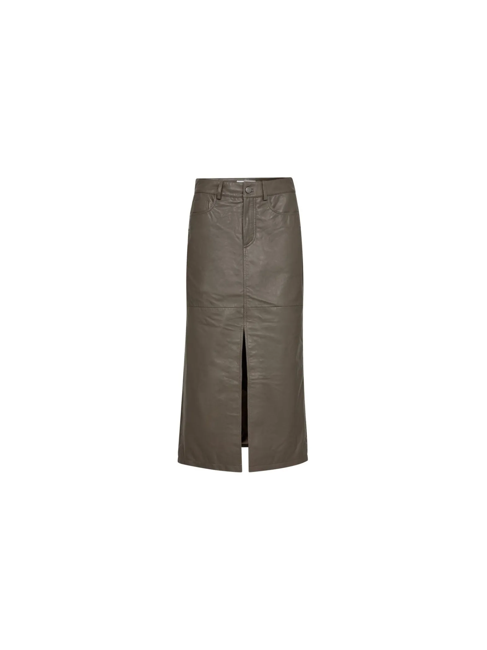 Co´couture Co'Couturekjol Phoebe Leather Slit Elephant^ Kjolar
