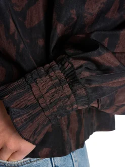 Copenhagen Muse Blus Frill Black^ Blusar