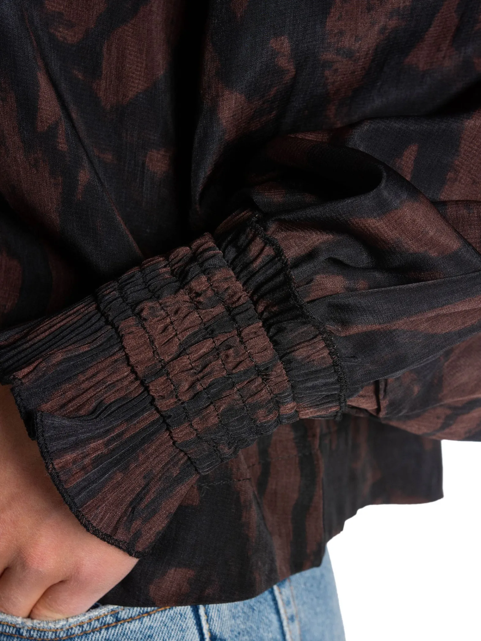 Copenhagen Muse Blus Frill Black^ Blusar