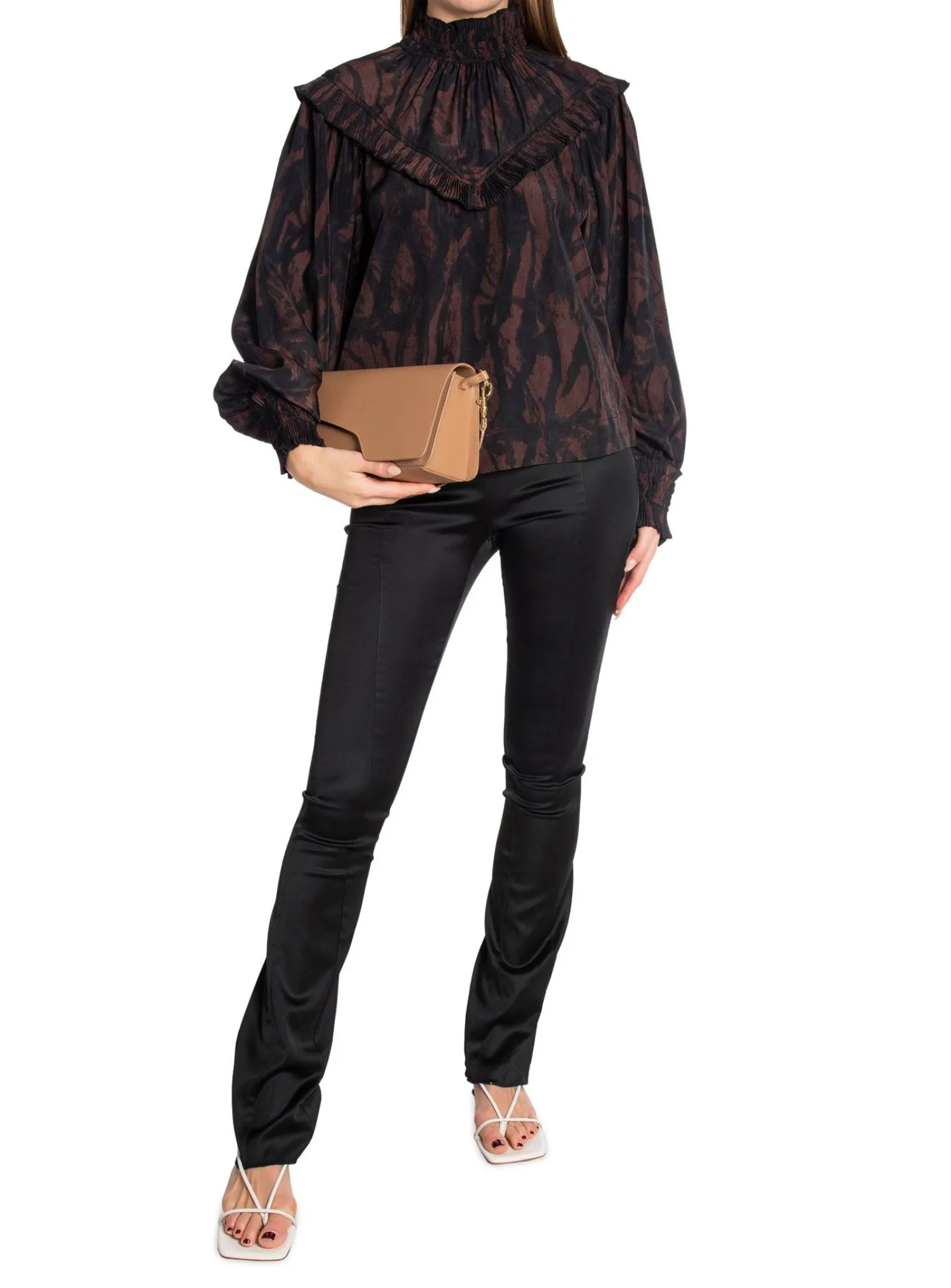 Copenhagen Muse Blus Frill Black^ Blusar