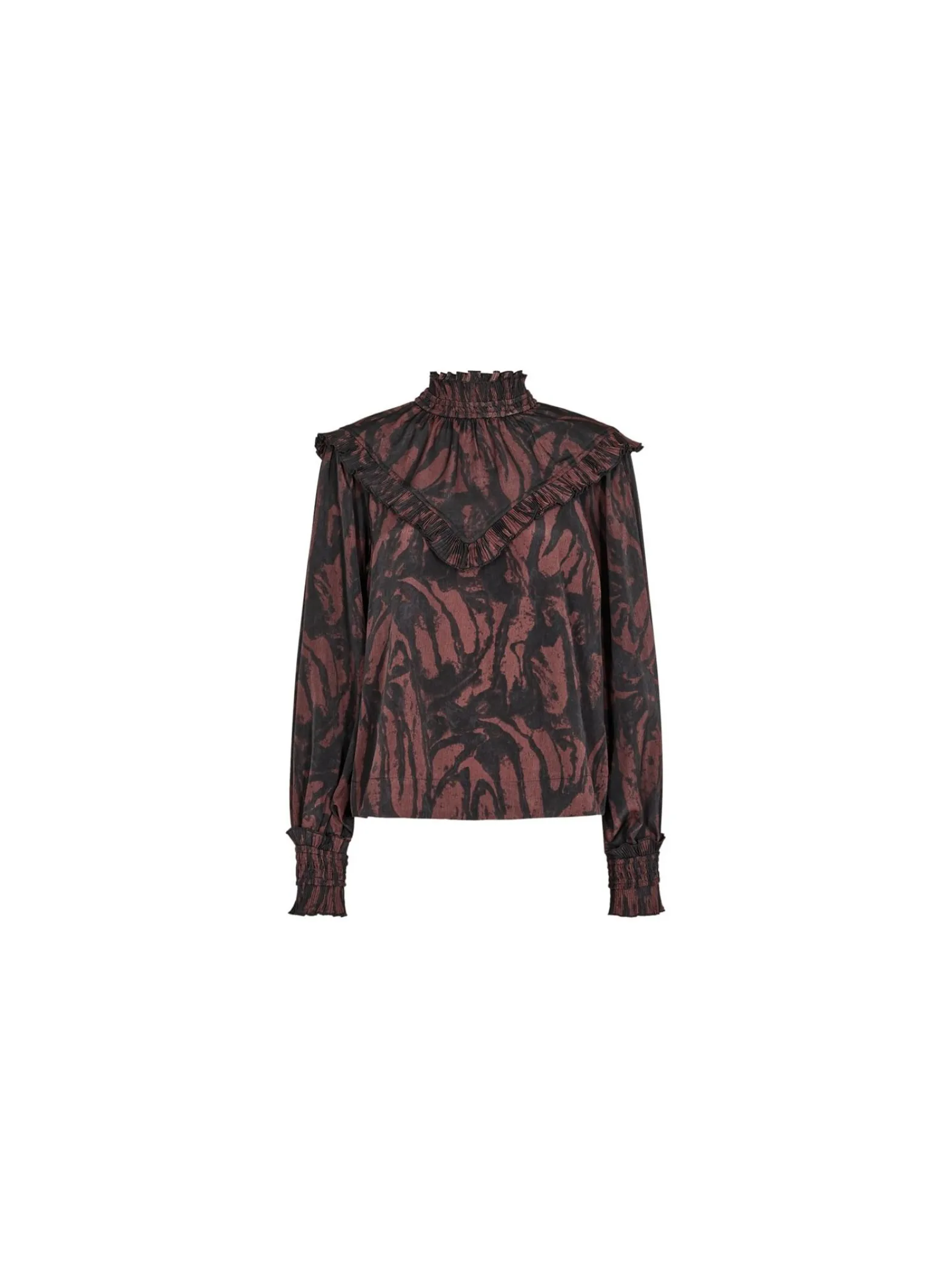 Copenhagen Muse Blus Frill Black^ Blusar