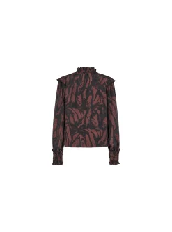 Copenhagen Muse Blus Frill Black^ Blusar