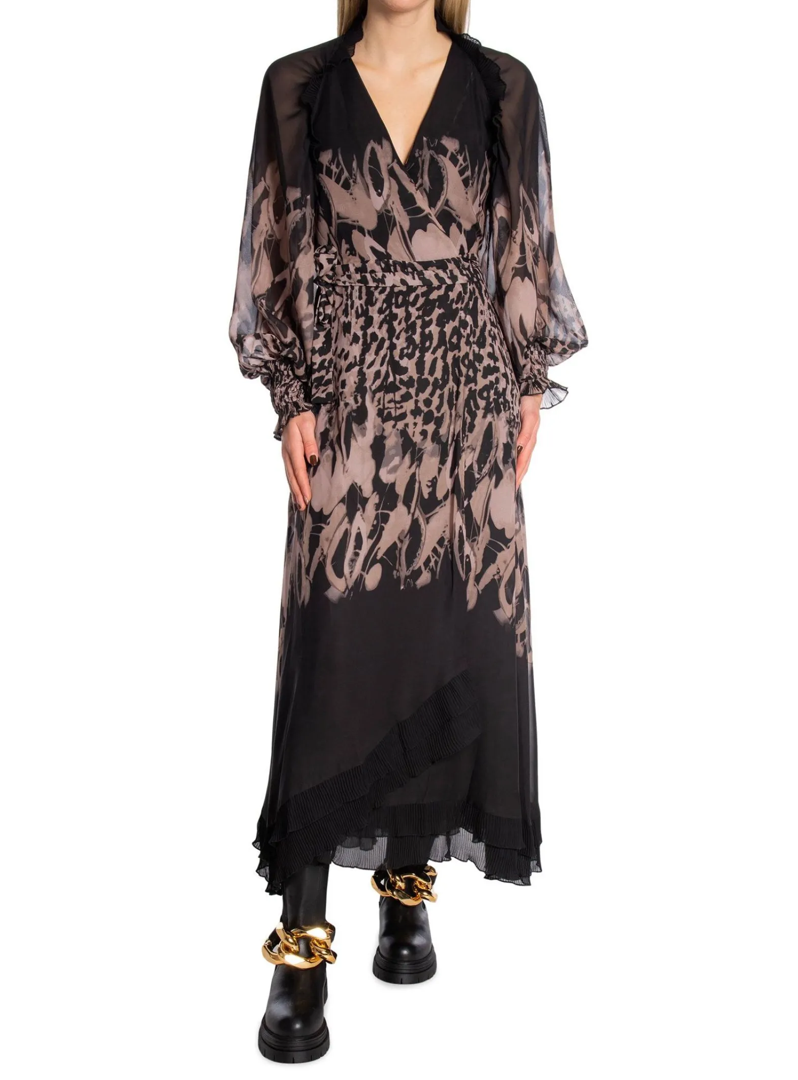 Copenhagen Muse Klanning Frill Black^ Klänningar