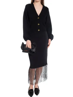 Dagmar Kjol Fringeblack^ Kjolar