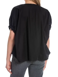 Dagmar Topp Rouched Black^ Toppar