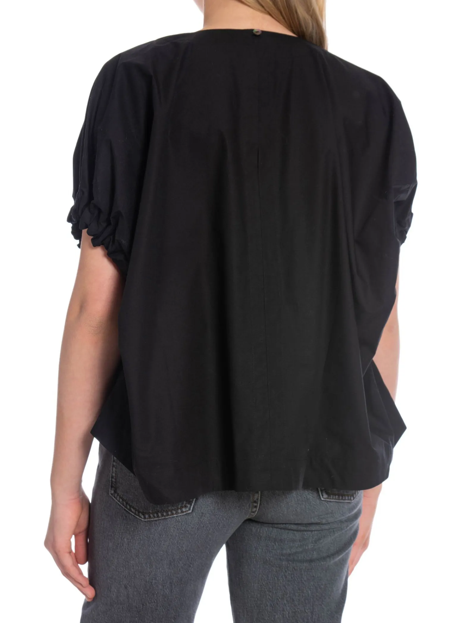 Dagmar Topp Rouched Black^ Toppar