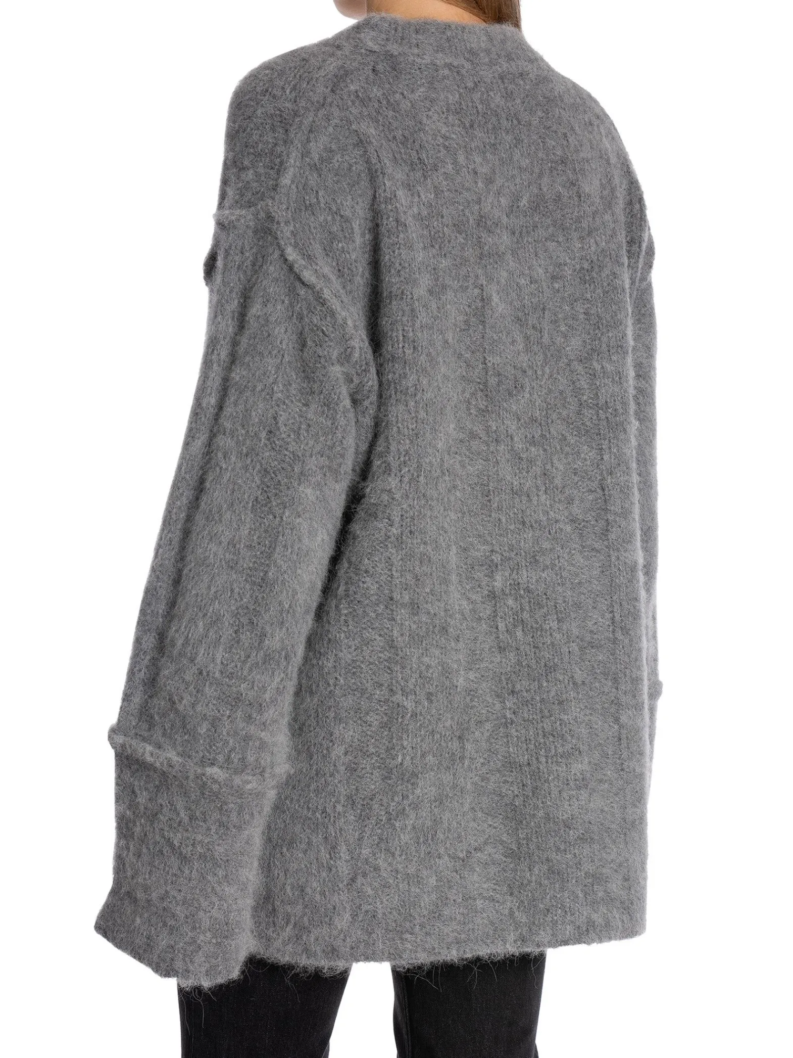 Dagmar Troja Brushed Alpaca Knit Dark Grey^ Tröjor & Koftor