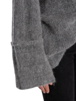 Dagmar Troja Brushed Alpaca Knit Dark Grey^ Tröjor & Koftor