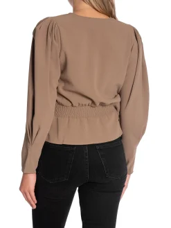 DANTE6 Danet6 Blus Sawyer Peplum Pure Taupe^ Toppar