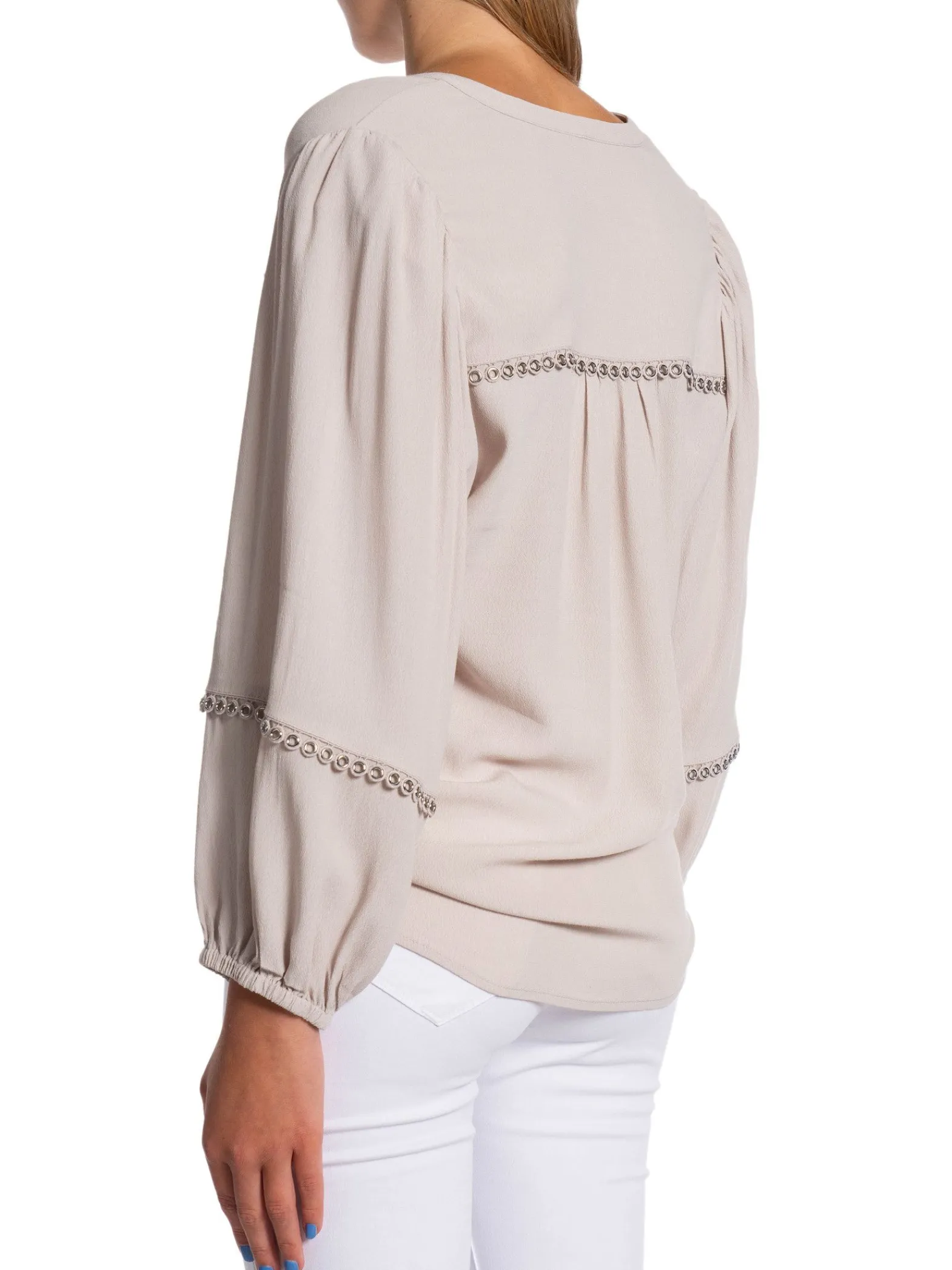 DANTE6 Topp Vale Eyelet Detailedice Grey^ Blusar