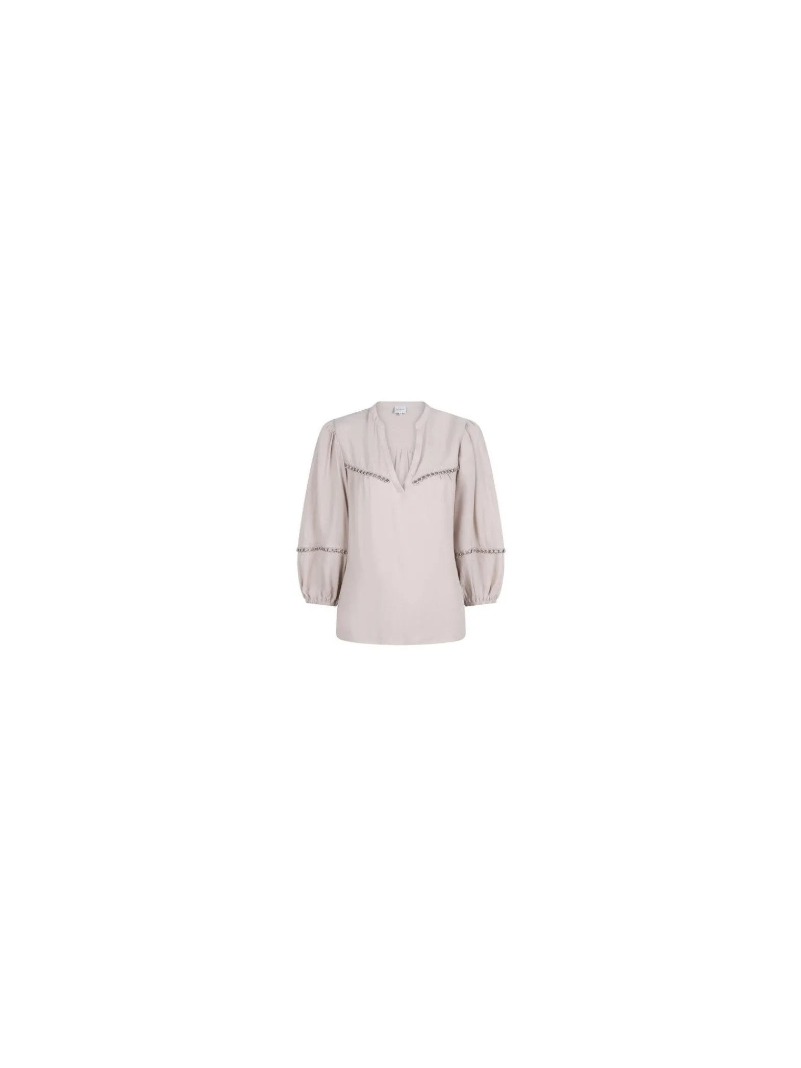 DANTE6 Topp Vale Eyelet Detailedice Grey^ Blusar
