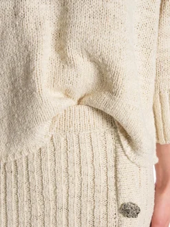 DAY Troja Anya Refined Boucle Creme Melange^ Tröjor & Koftor