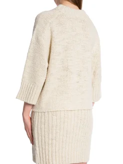 DAY Troja Anya Refined Boucle Creme Melange^ Tröjor & Koftor